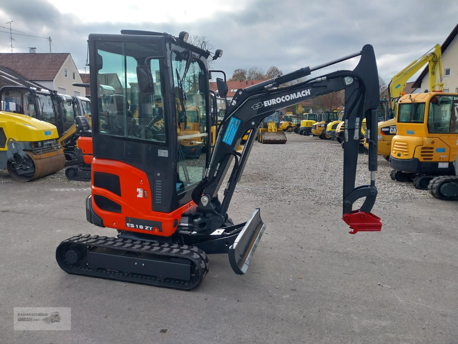 Minibagger van het type Eurocomach ES 18 ZT, Gebrauchtmaschine in Stetten (Foto 3)