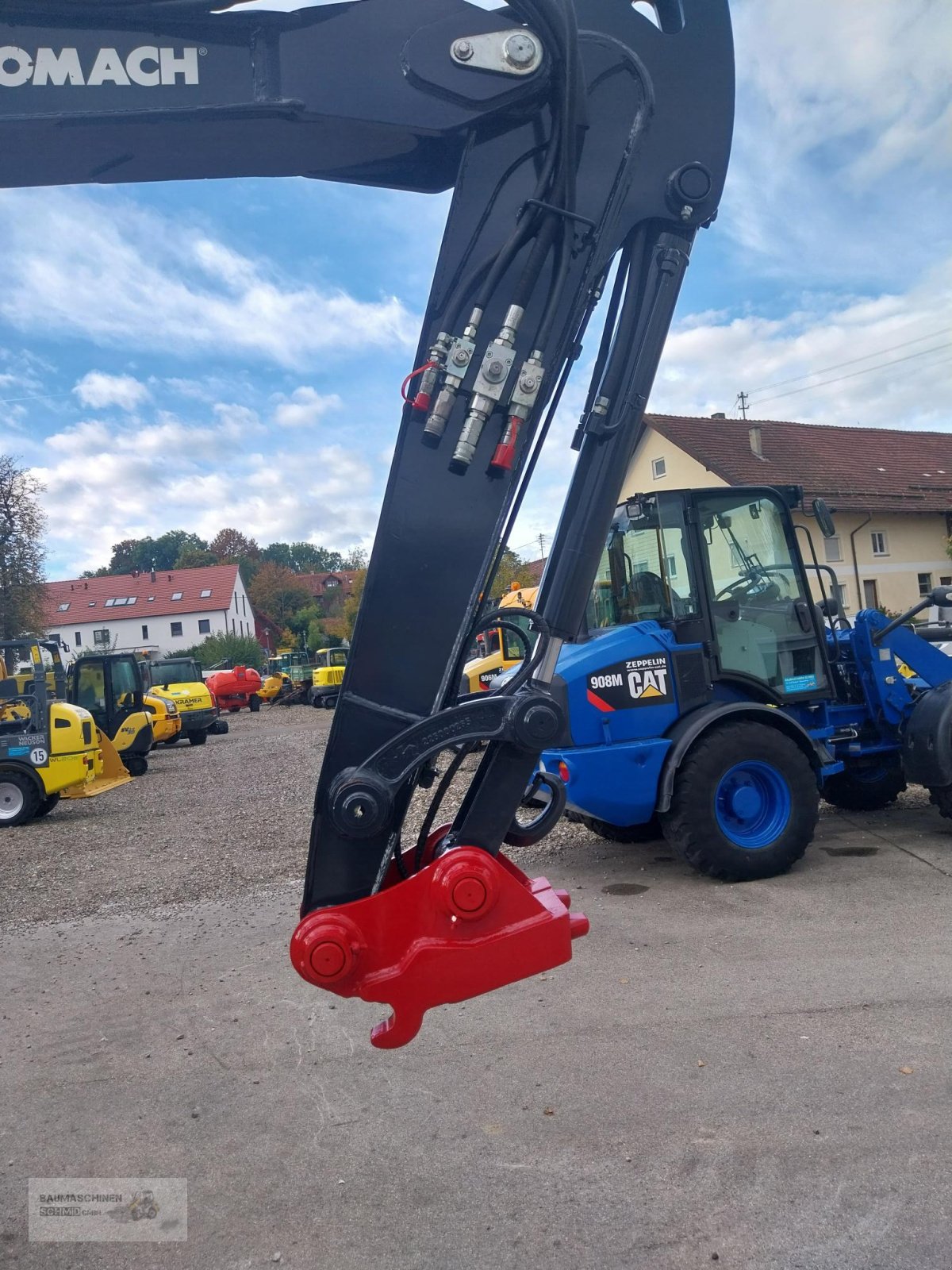 Minibagger van het type Eurocomach ES 85 ZT, Gebrauchtmaschine in Stetten (Foto 3)