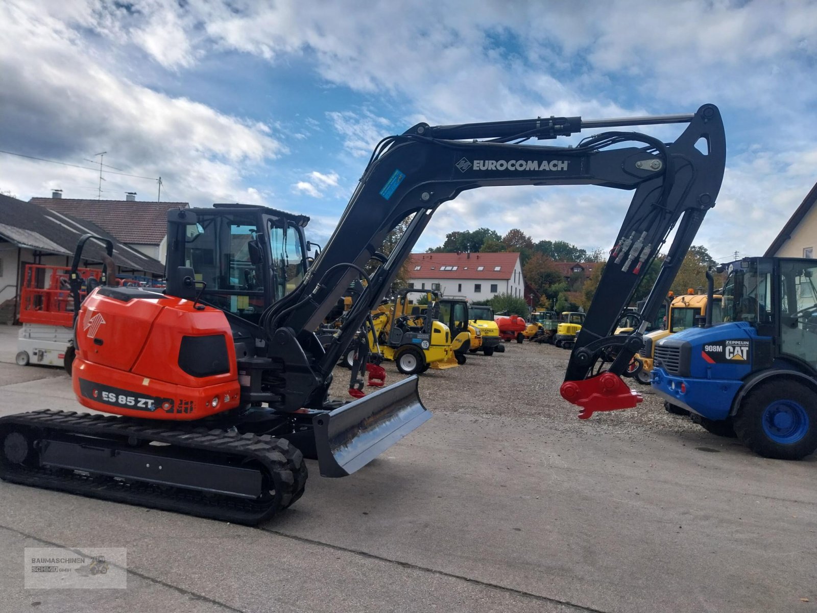 Minibagger typu Eurocomach ES 85 ZT, Gebrauchtmaschine w Stetten (Zdjęcie 4)