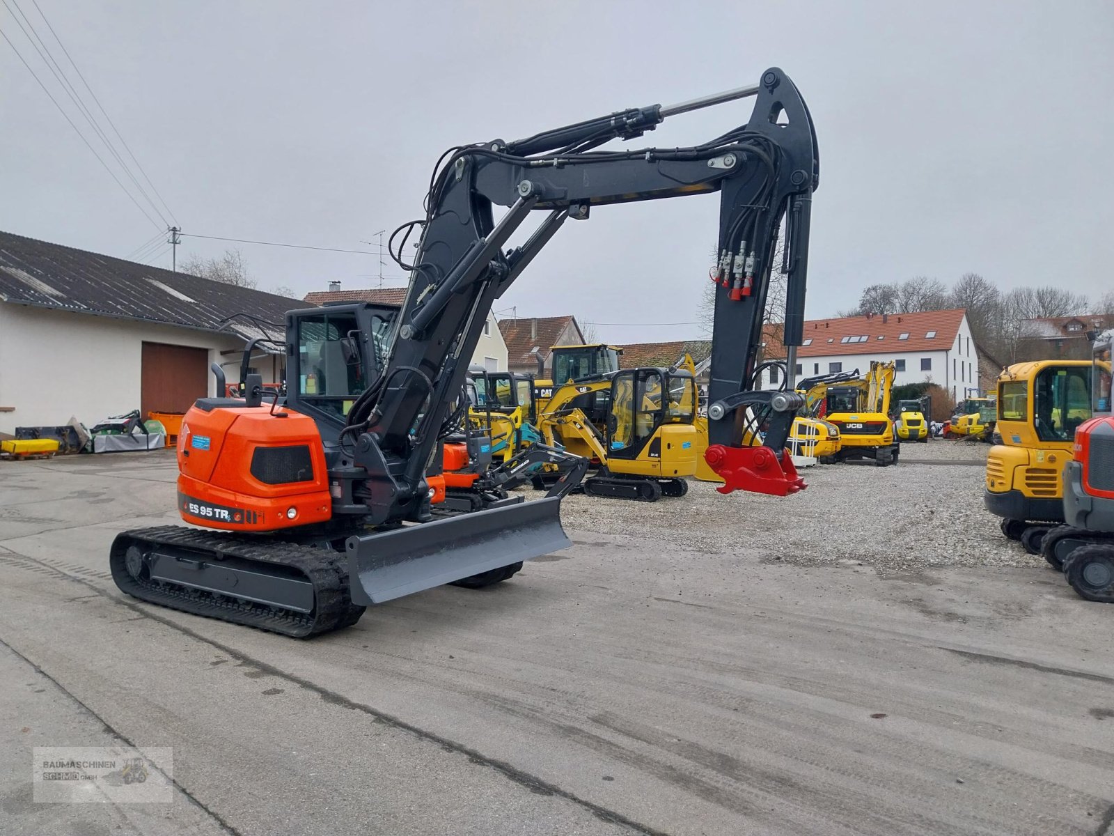 Minibagger des Typs Eurocomach ES 95 TR 4 mit Verstellausleger, Gebrauchtmaschine in Stetten (Bild 4)