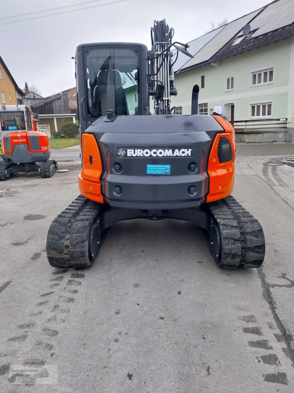 Minibagger des Typs Eurocomach ES 95 TR 4 mit Verstellausleger, Gebrauchtmaschine in Stetten (Bild 5)