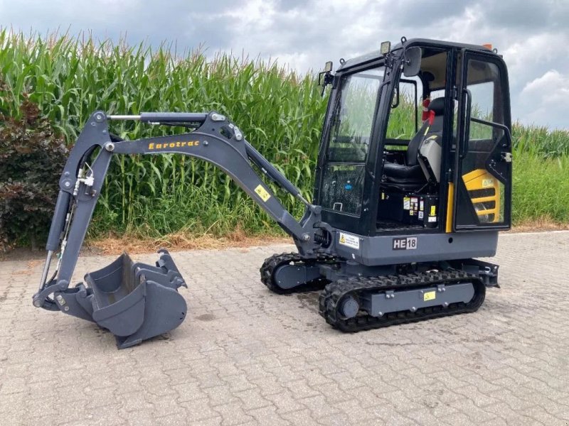 Minibagger des Typs Eurotrac H&Eacute; 18, Gebrauchtmaschine in Scherpenzeel GLD (Bild 1)