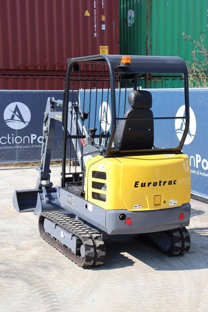 Minibagger Türe ait Eurotrac HE18-1, Neumaschine içinde Antwerpen (resim 4)