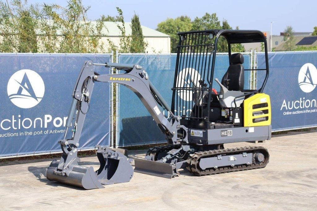 Minibagger del tipo Eurotrac HE18-1, Neumaschine en Antwerpen (Imagen 10)