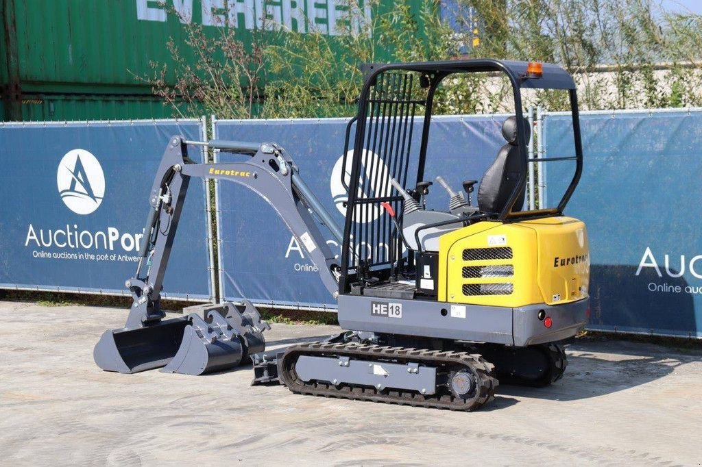 Minibagger of the type Eurotrac HE18-1, Neumaschine in Antwerpen (Picture 3)