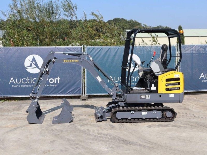 Minibagger of the type Eurotrac HE18, Neumaschine in Antwerpen (Picture 1)