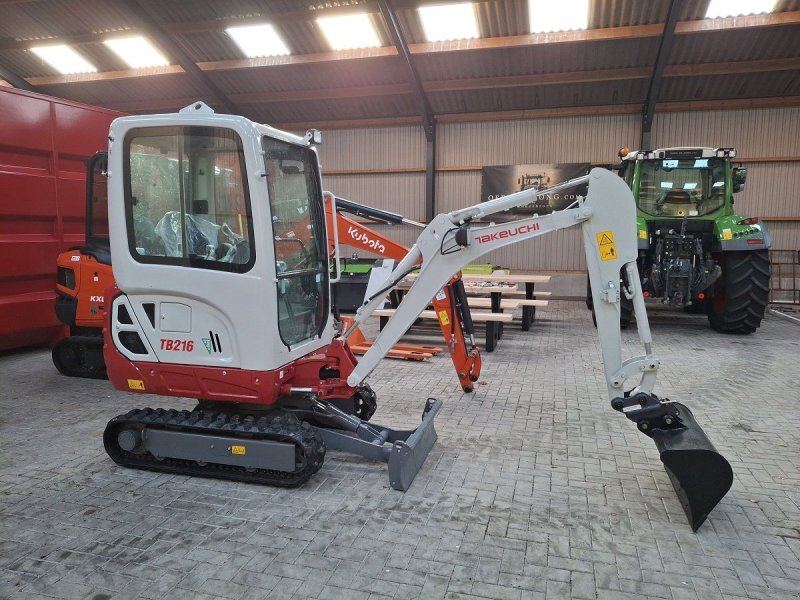 Minibagger del tipo Fendt TB216, Neumaschine en Donkerbroek