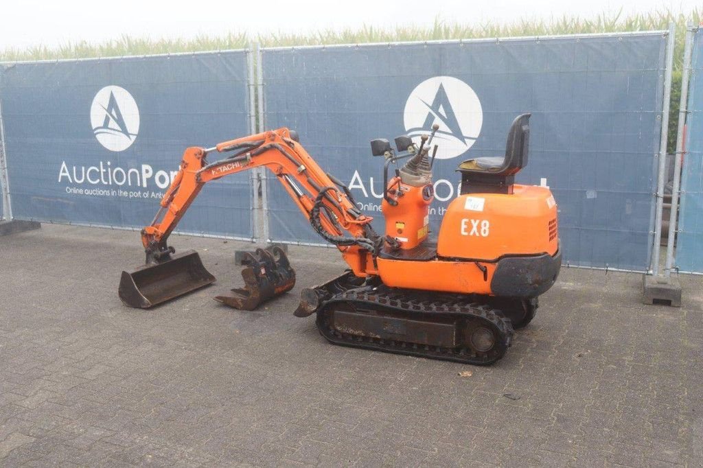 Minibagger typu Hitachi EX08-2, Gebrauchtmaschine w Antwerpen (Zdjęcie 3)