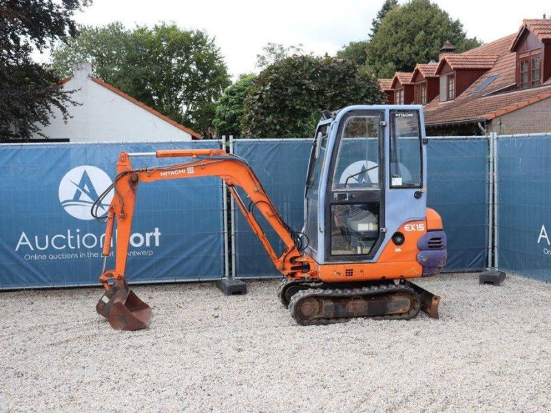 Minibagger del tipo Hitachi EX15-2, Gebrauchtmaschine en Antwerpen (Imagen 1)