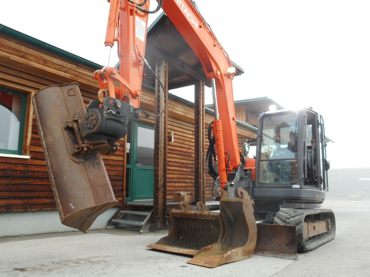 Minibagger a típus Hitachi ZC85USBLC-3 ( 8,5t ) mit POWERTILT u. hydr. SW, Gebrauchtmaschine ekkor: St. Nikolai ob Draßling (Kép 24)