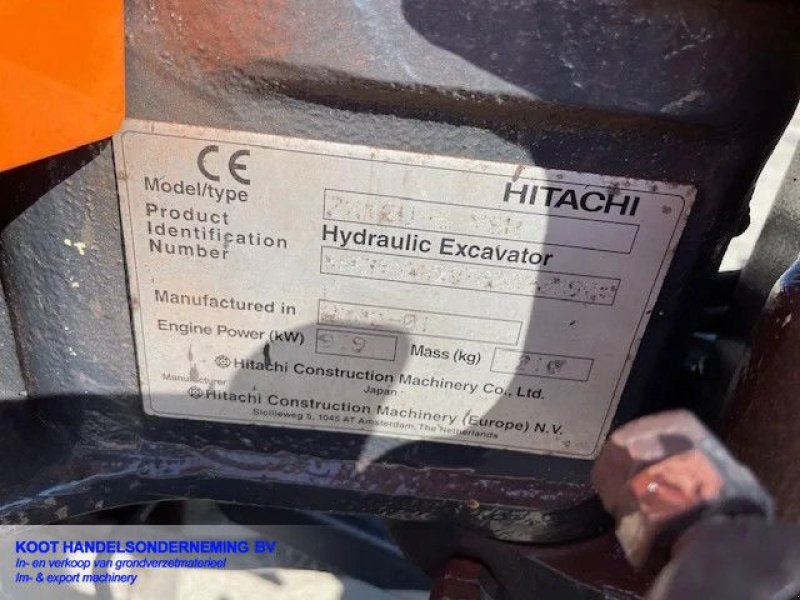 Minibagger des Typs Hitachi ZX 10u-6 Only 375 Hours, Gebrauchtmaschine in Nieuwerkerk aan den IJssel (Bild 7)