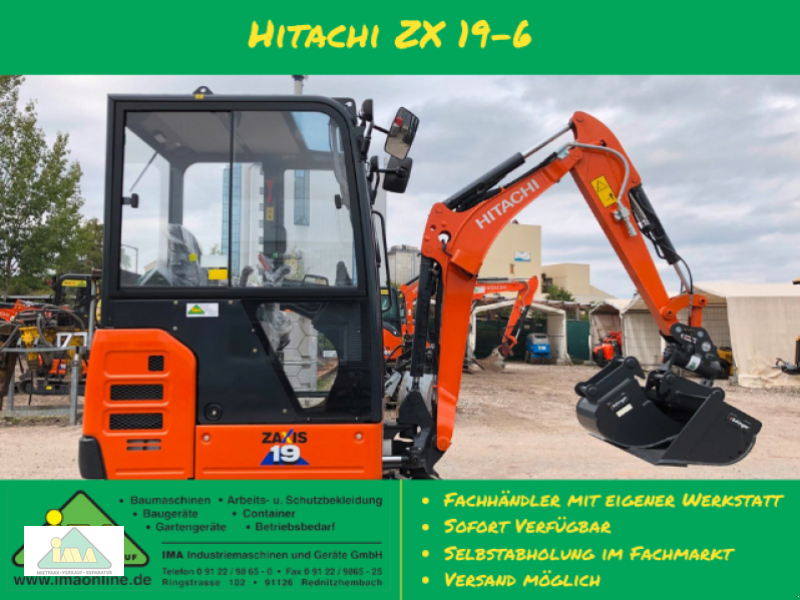 Minibagger του τύπου Hitachi ZX 19-6, Neumaschine σε Rednitzhembach (Φωτογραφία 1)