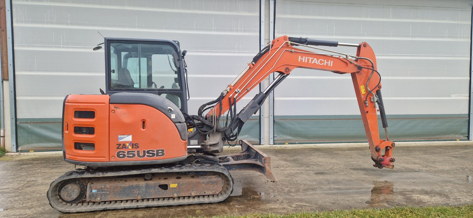 Minibagger des Typs Hitachi ZX 65 2 Löffel guter Zusatnd, Gebrauchtmaschine in Palling (Bild 2)