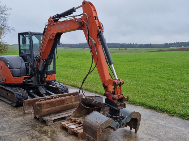 Minibagger tipa Hitachi ZX 65 mit Greifer Bj.2016 2787h, Gebrauchtmaschine u Palling (Slika 1)