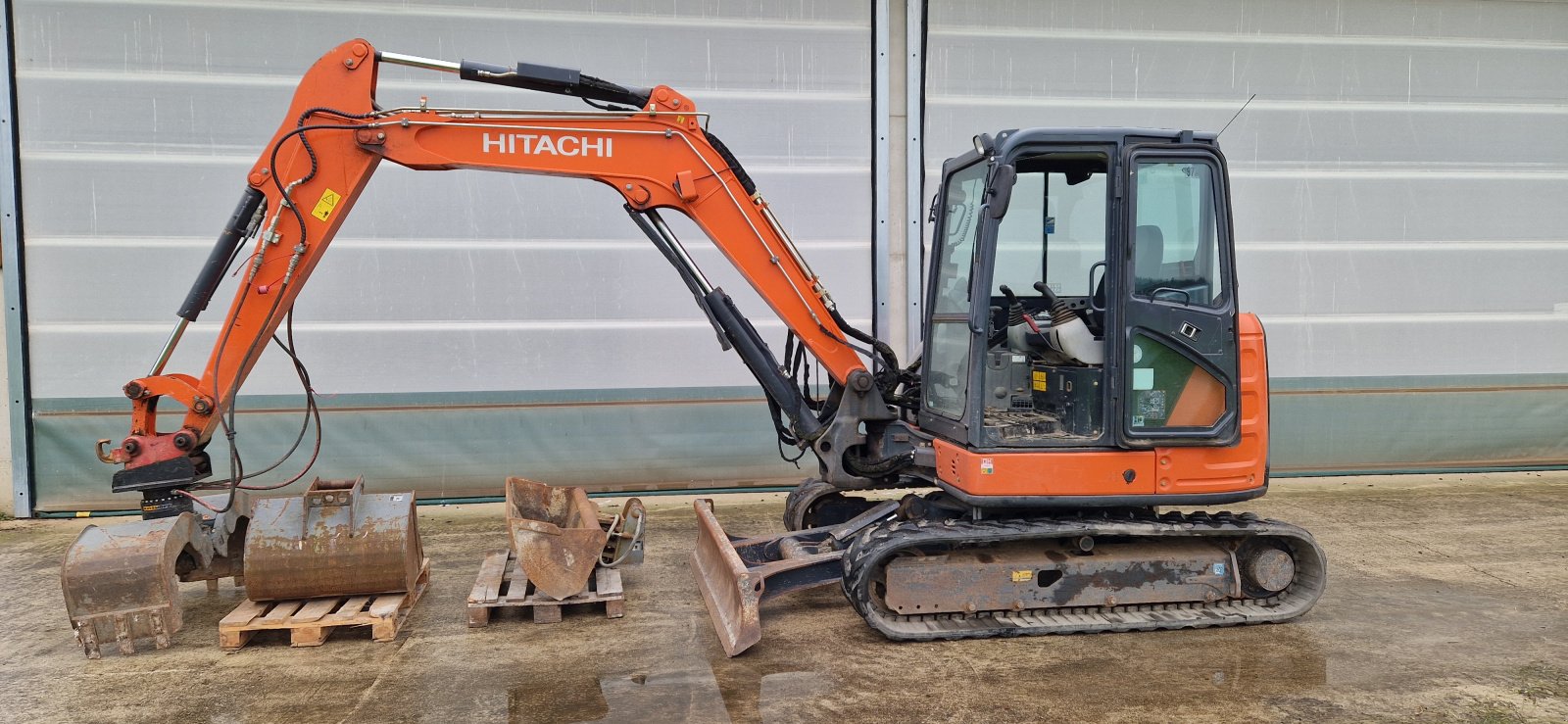 Minibagger tipa Hitachi ZX 65 mit Greifer Bj.2016 2787h, Gebrauchtmaschine u Palling (Slika 8)