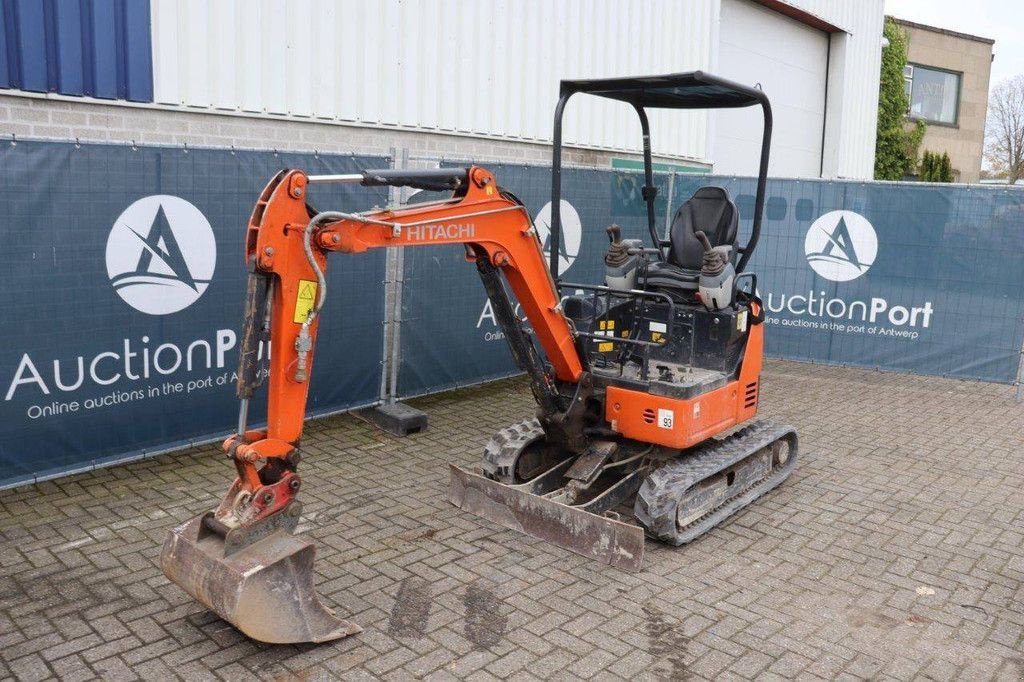 Minibagger a típus Hitachi ZX17U, Gebrauchtmaschine ekkor: Antwerpen (Kép 9)