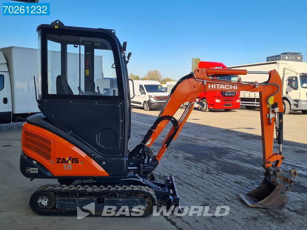 Minibagger typu Hitachi ZX18-3 CLR DUTCH MACHINE, Gebrauchtmaschine w Veghel (Zdjęcie 5)