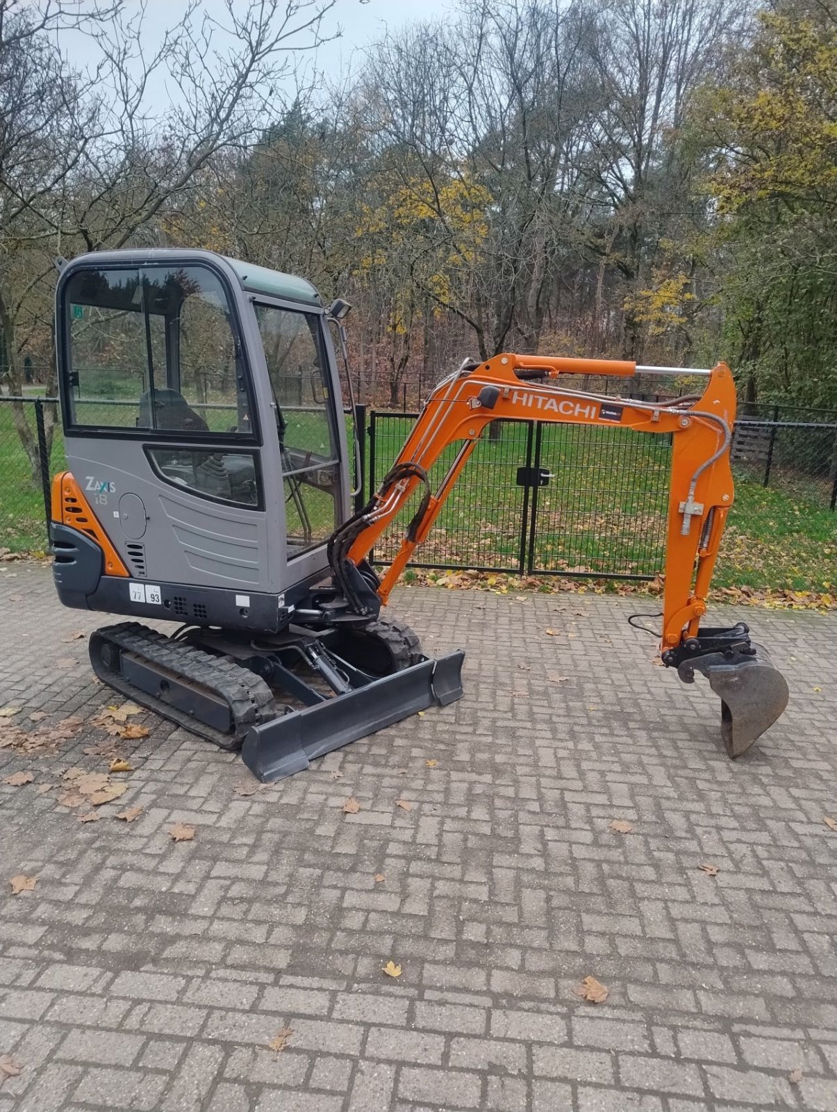 Minibagger от тип Hitachi Zx18-3, Gebrauchtmaschine в Veldhoven (Снимка 1)