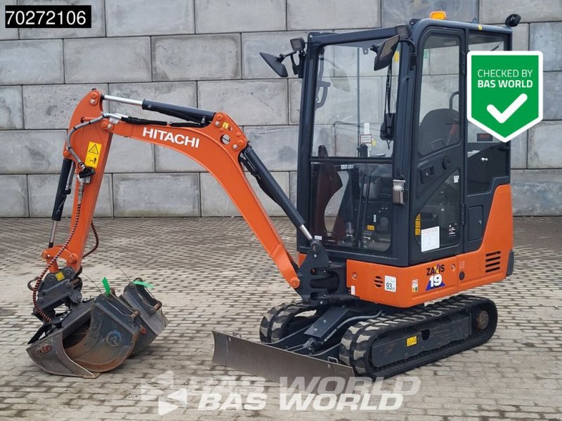 Minibagger του τύπου Hitachi ZX19-6 CR, Gebrauchtmaschine σε Veghel (Φωτογραφία 1)