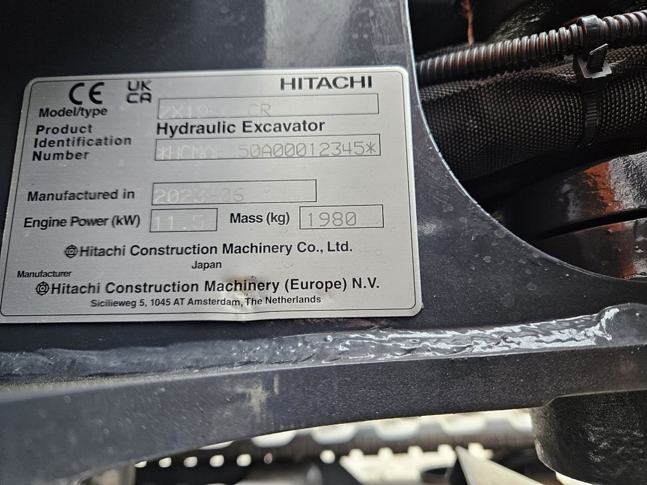 Minibagger typu Hitachi ZX19-6, Neumaschine v Veldhoven (Obrázok 7)