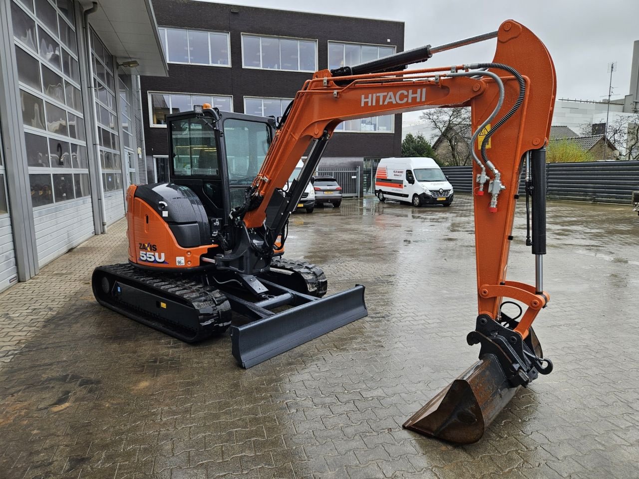 Minibagger del tipo Hitachi ZX55U-6, Gebrauchtmaschine In Veldhoven (Immagine 3)