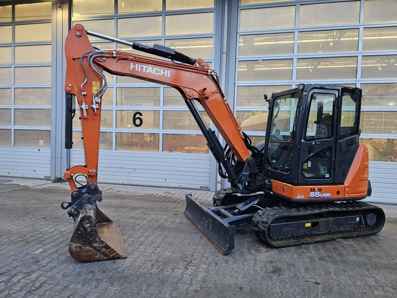 Minibagger типа Hitachi ZX65USB-6, Gebrauchtmaschine в Veldhoven (Фотография 1)