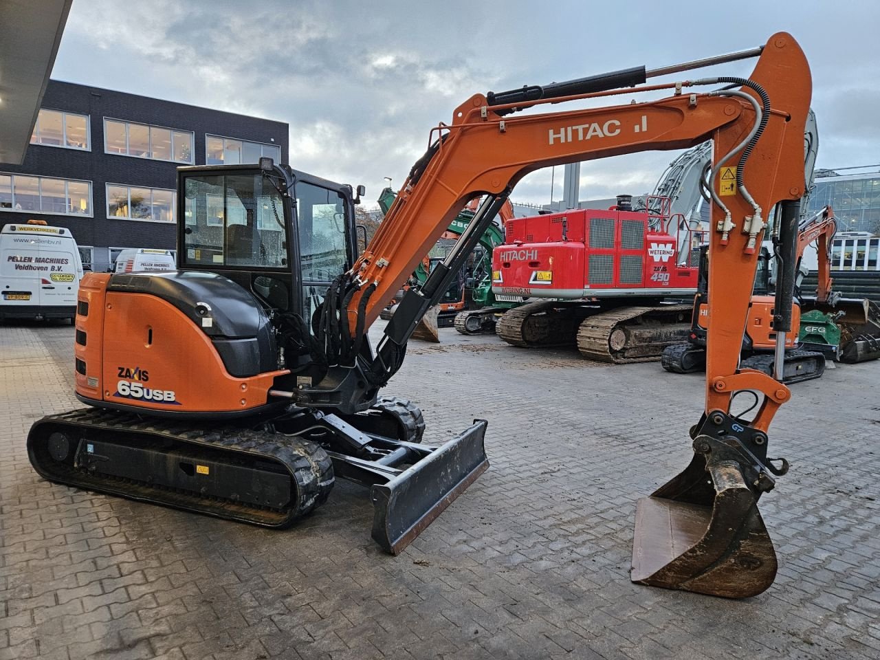 Minibagger a típus Hitachi ZX65USB-6, Gebrauchtmaschine ekkor: Veldhoven (Kép 3)