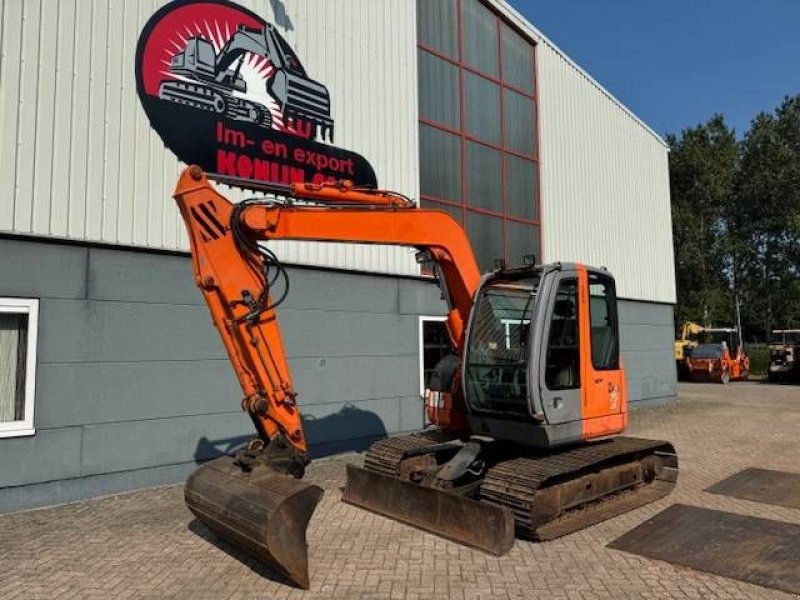 Minibagger du type Hitachi ZX75US-1, Dutch machine, 60cm plates, Gebrauchtmaschine en Uitgeest