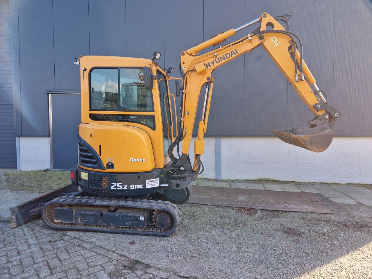 Minibagger del tipo Hyundai 25Z-9AK, Gebrauchtmaschine en Oirschot (Imagen 7)