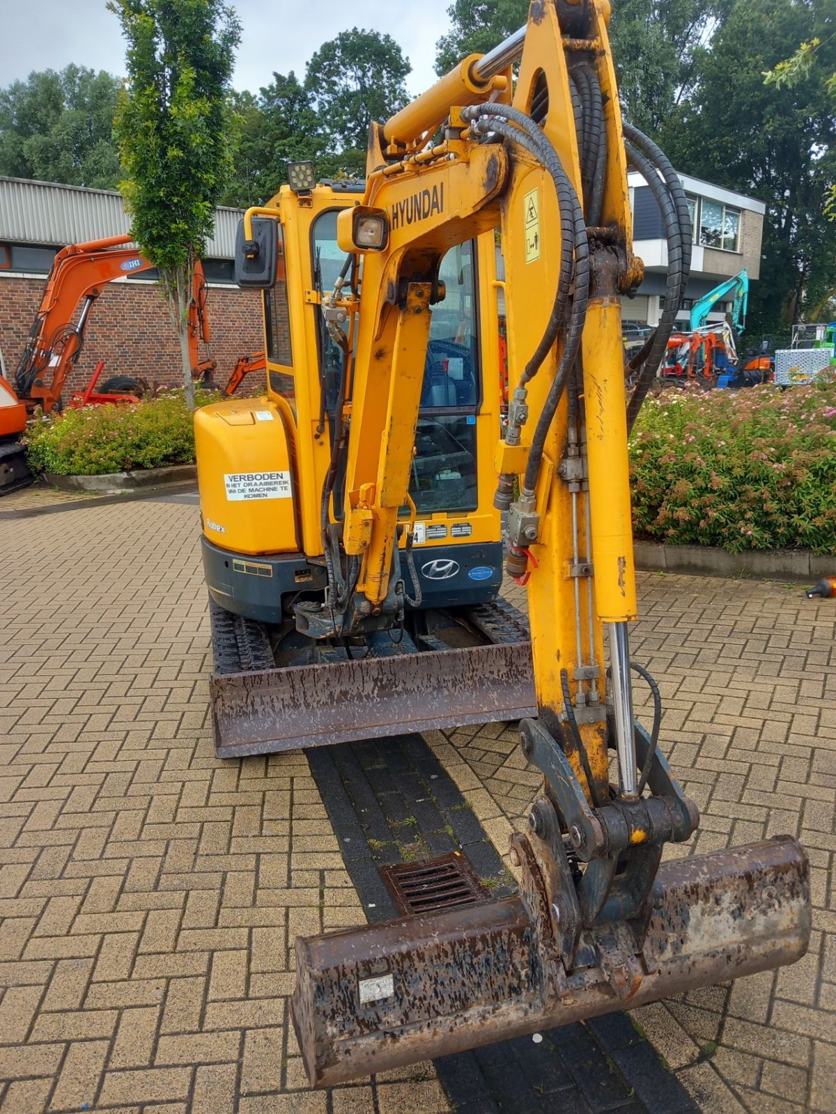 Minibagger typu Hyundai 25Z, Gebrauchtmaschine w Alblasserdam (Zdjęcie 5)