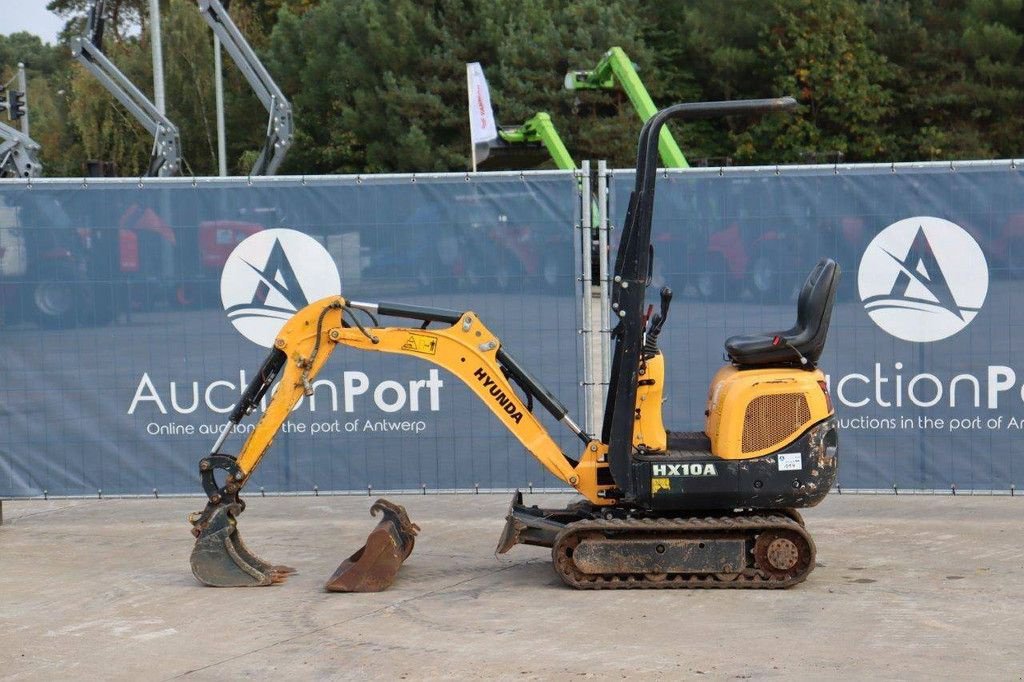 Minibagger des Typs Hyundai HX10A, Gebrauchtmaschine in Antwerpen (Bild 2)