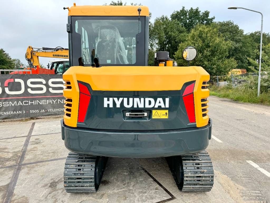 Minibagger typu Hyundai HX60 - New / Unused / 2024 Model, Gebrauchtmaschine w Veldhoven (Zdjęcie 4)