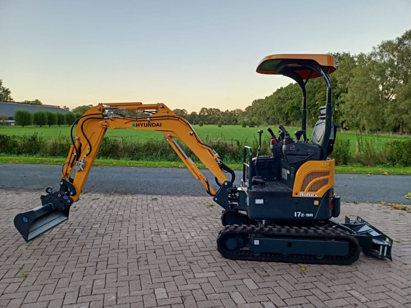 Minibagger des Typs Hyundai R17Z-9A, Neumaschine in Lunteren