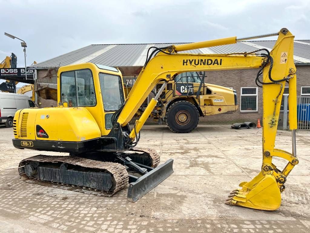 Minibagger tip Hyundai R55-7 - Good Working Condition, Gebrauchtmaschine in Veldhoven (Poză 7)