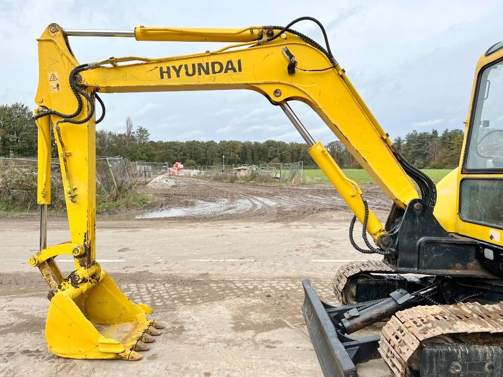 Minibagger del tipo Hyundai R55-7 - Good Working Condition, Gebrauchtmaschine en Veldhoven (Imagen 9)