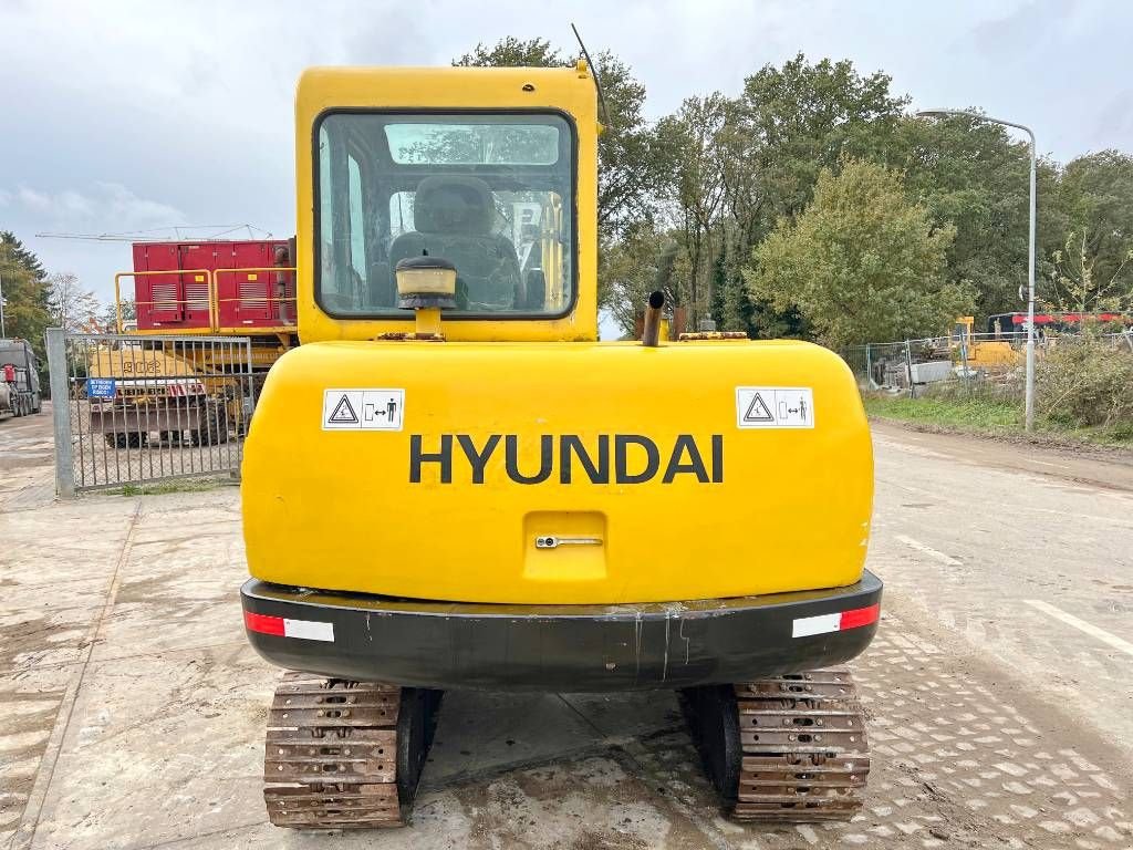 Minibagger tip Hyundai R55-7 - Good Working Condition, Gebrauchtmaschine in Veldhoven (Poză 4)