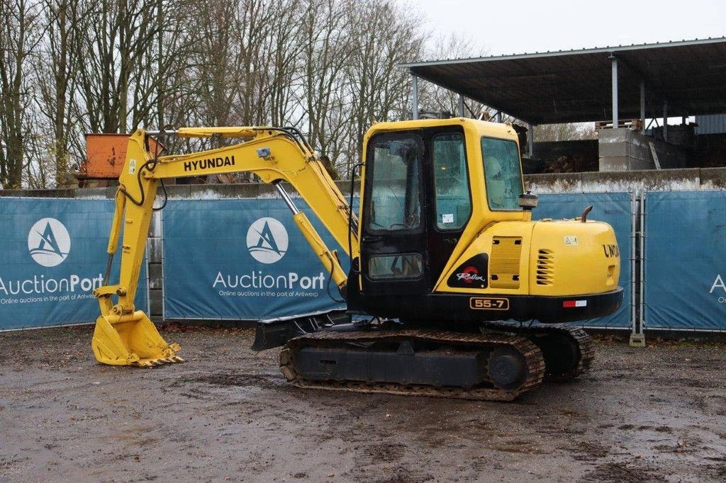 Minibagger a típus Hyundai R55-7, Gebrauchtmaschine ekkor: Antwerpen (Kép 3)