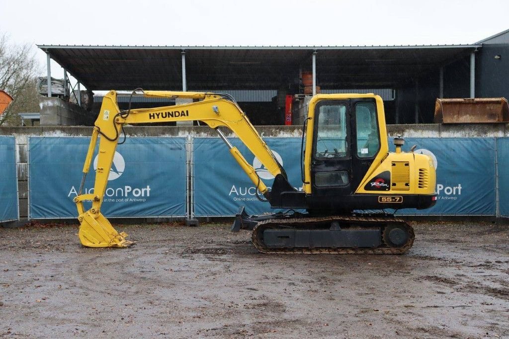 Minibagger a típus Hyundai R55-7, Gebrauchtmaschine ekkor: Antwerpen (Kép 2)