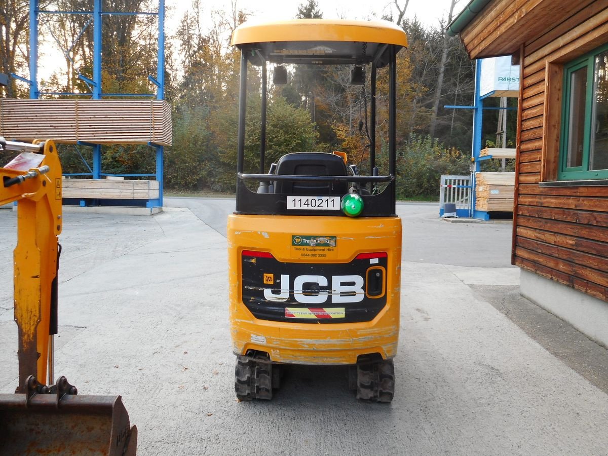 Minibagger a típus JCB 16C-1 ( 1.639kg ) Verstellfahrwerk + 3 Löffel, Gebrauchtmaschine ekkor: St. Nikolai ob Draßling (Kép 3)