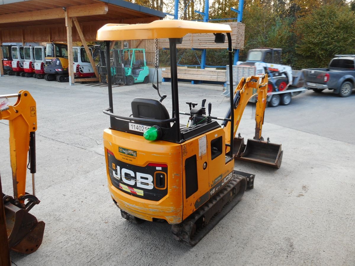 Minibagger a típus JCB 16C-1 ( 1.639kg ) Verstellfahrwerk + 3 Löffel, Gebrauchtmaschine ekkor: St. Nikolai ob Draßling (Kép 4)