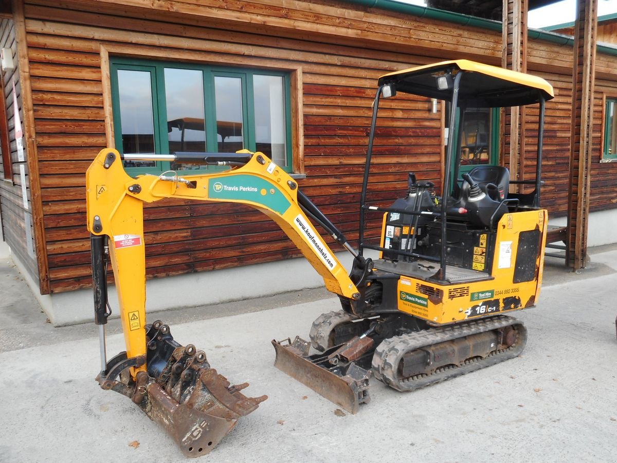 Minibagger a típus JCB 16C-1 ( 1.639kg ) Verstellfahrwerk + 3 Löffel, Gebrauchtmaschine ekkor: St. Nikolai ob Draßling (Kép 2)