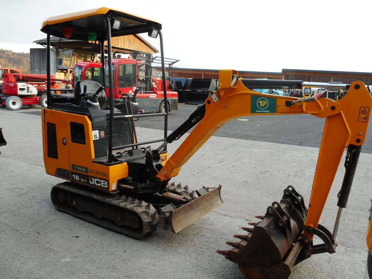 Minibagger des Typs JCB 16C-1 ( 1.639kg ) Verstellfahrwerk + 3 Löffel, Gebrauchtmaschine in St. Nikolai ob Draßling (Bild 13)