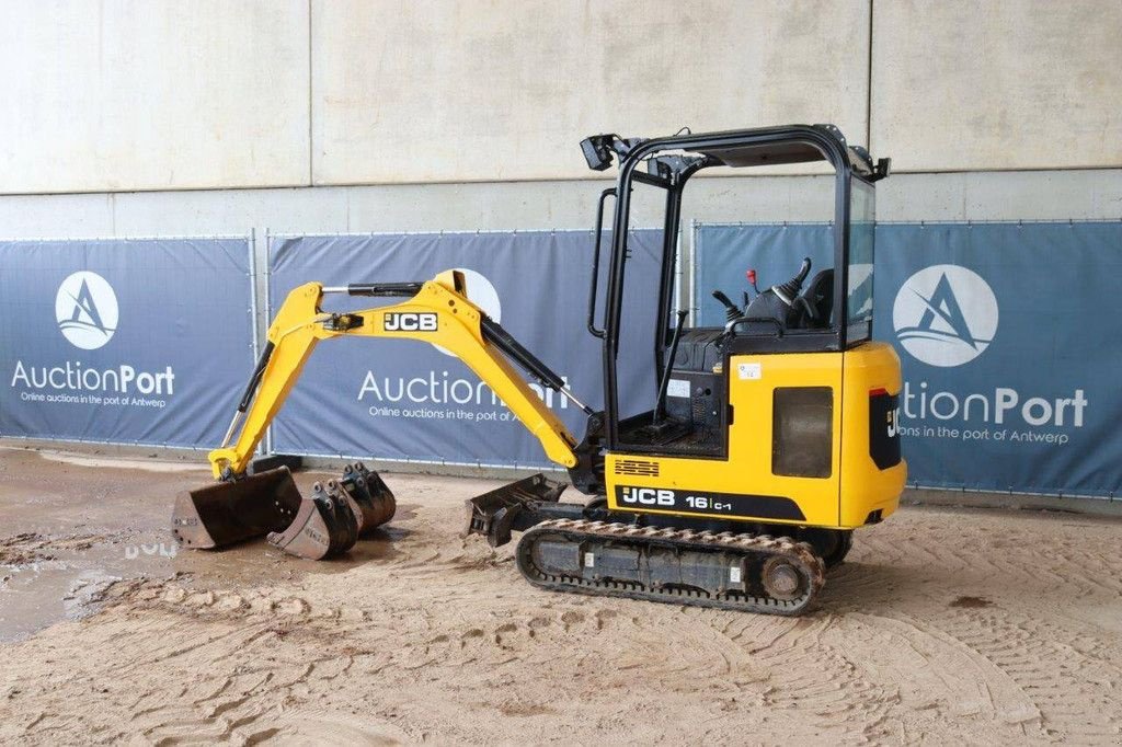 Minibagger του τύπου JCB 16C-1 T3, Gebrauchtmaschine σε Antwerpen (Φωτογραφία 3)