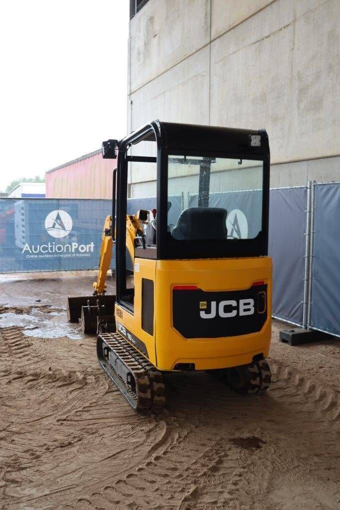 Minibagger des Typs JCB 16C-1 T3, Gebrauchtmaschine in Antwerpen (Bild 4)