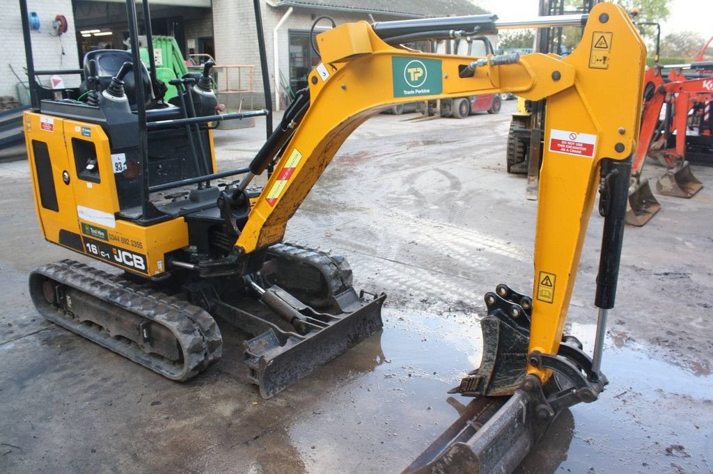 Minibagger des Typs JCB 16C-1 T3, Gebrauchtmaschine in Antwerpen (Bild 10)