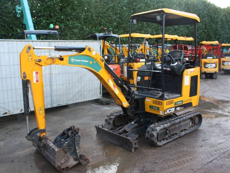 Minibagger za tip JCB 16C-1 T3, Gebrauchtmaschine u Antwerpen