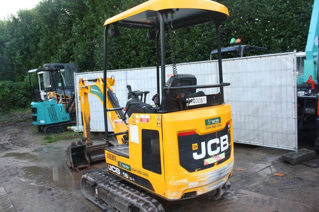 Minibagger del tipo JCB 16C-1 T3, Gebrauchtmaschine en Antwerpen (Imagen 4)