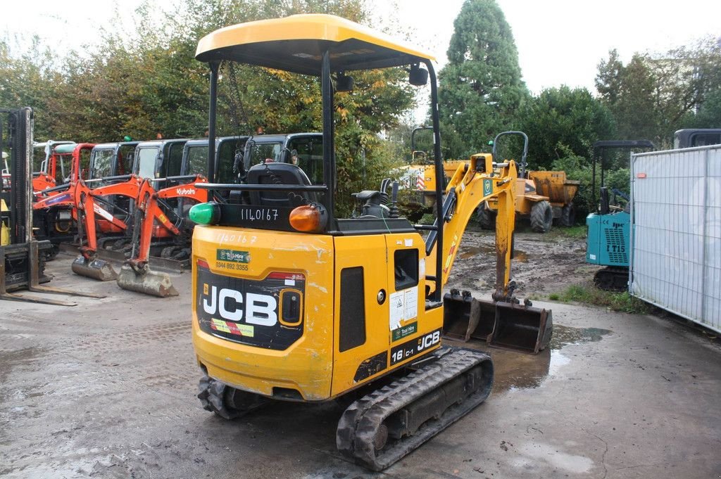 Minibagger του τύπου JCB 16C-1 T3, Gebrauchtmaschine σε Antwerpen (Φωτογραφία 11)