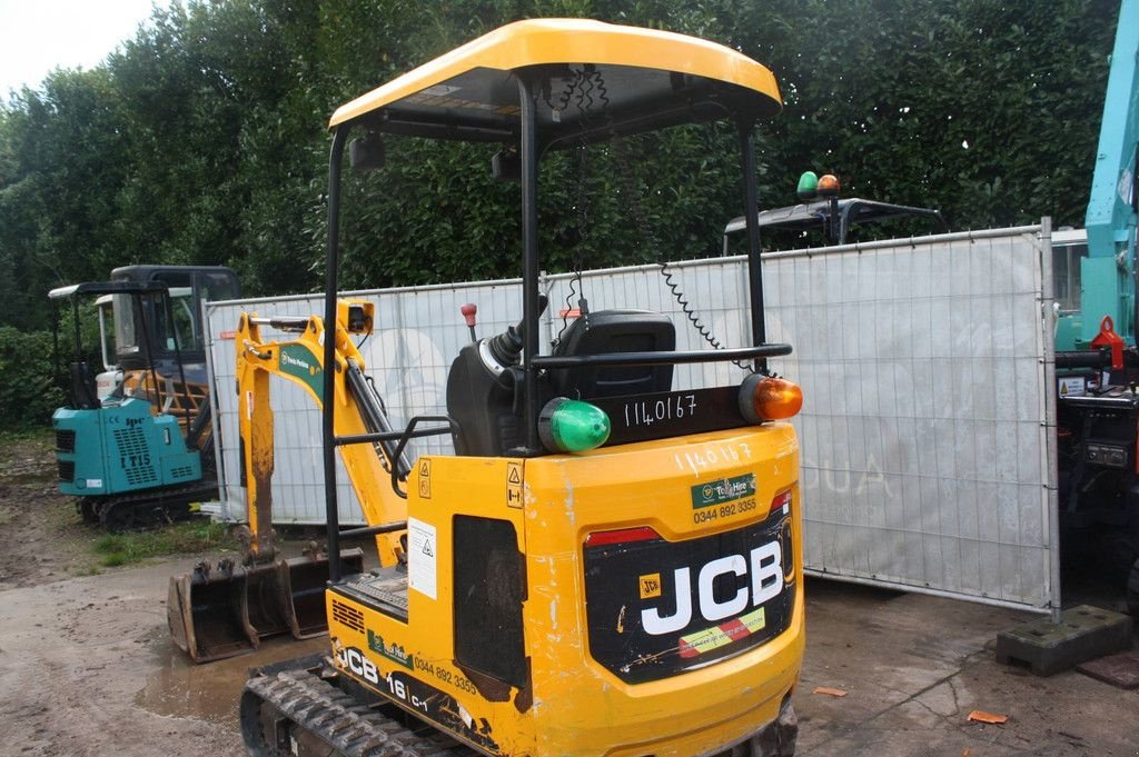 Minibagger Türe ait JCB 16C-1 T3, Gebrauchtmaschine içinde Antwerpen (resim 5)