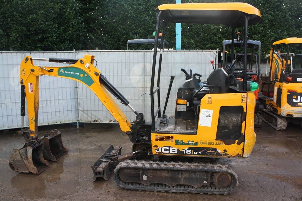 Minibagger del tipo JCB 16C-1 T3, Gebrauchtmaschine en Antwerpen (Imagen 2)